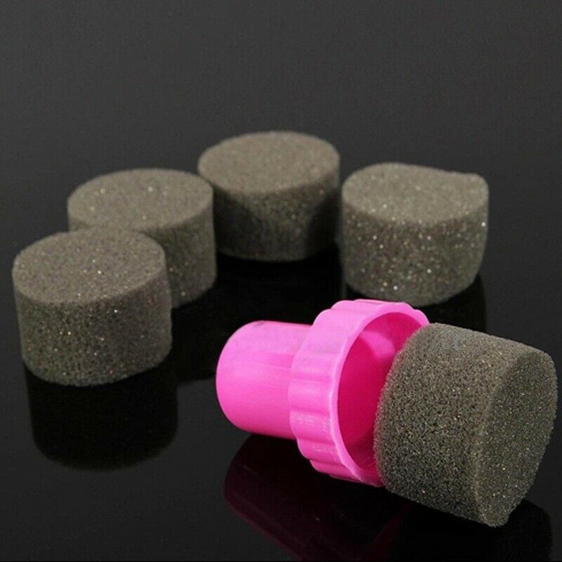 1 Set 15pcs Nail Art Sponge Stamp Stamper Shade Transfer Template Polish Ma T6Q4