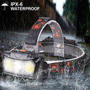 Super Bright LED Headlamp T6+COB LED Headlight Head Lamp Flashli- OZ