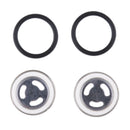 2 Pieces Brake Len Packaging Motorcycle  Cylinder Master Reservoir Look Mirror