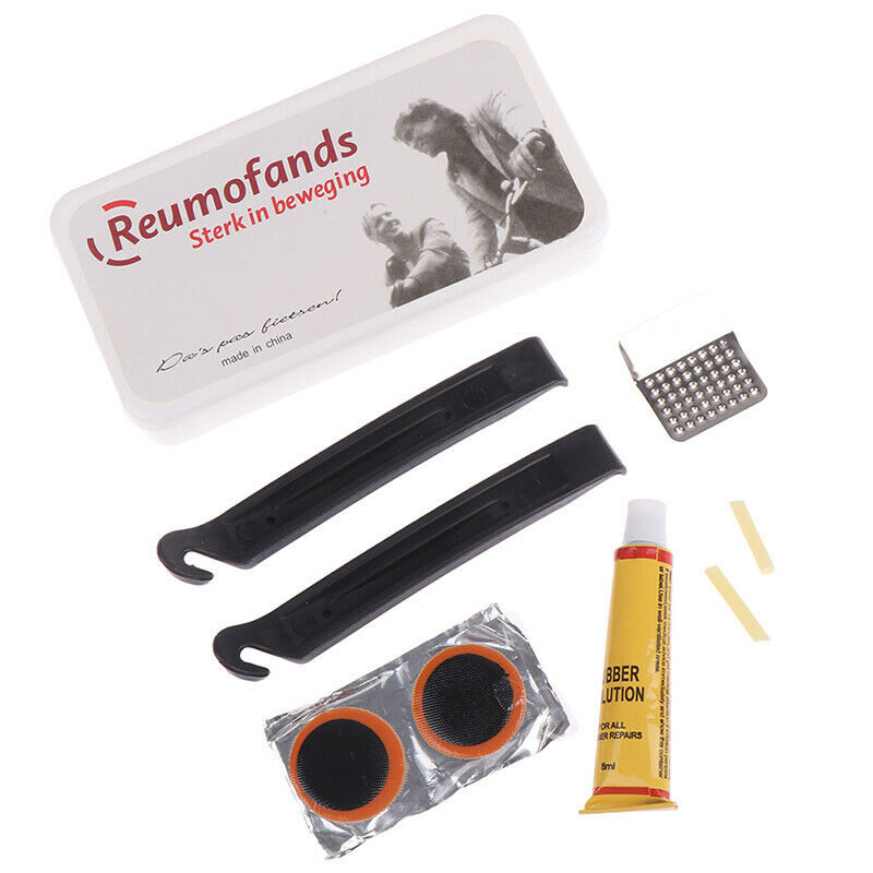 1 Set Bicycle Tire Tyre Repair Tools Cycling Rubber Puncture Bike Patches Kit ï¼D