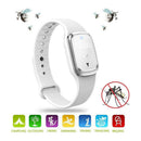 Intelligent Mosquito Bug Repellent Wristband Pest Control Bracelet (White) A