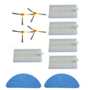 Side Brush Filter Mop Cloth Set for Proscenic 800T Robot Vacuum Cleaner Par Z7U5