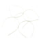 5Pcs 3mm Metal Tiara Headbands Hairbands Simple Temperament Girl Hair Clips W Gw