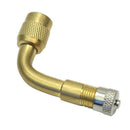 Valve Extension Adapter for Truck Motorcycle Bike Car Tire 90 Degree Bend G