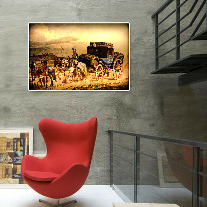 1000pcs DIY Jigsaw Paper Puzzle Carriage Cart Picture Toys Room Decoration