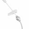 White In Ear Stereo Air Tube Anti-radiation Headset Radiation Proof Hea VNL YRT