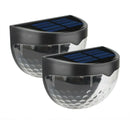 100mA 6 LED Garden Waterproof Solar Powered Fence Lamp Half-Round Wall Light