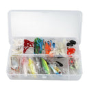 106 Pcs Fishing Lures Set Multi-Function Full Swimming Bait Fishing Accesso