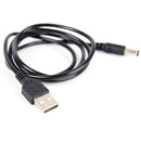 USB DC 5V Step-Up Module Converter Cable 2.1x5.5mm Male Connector Plug ^