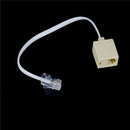 RJ11 6P4C Female To Ethernet RJ45 8P8C Male F/M Adapter Converter Cable Phone M&