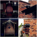 Outdoor Solar Powered 3 LED Gutter Landscape Garden Yard Fence Light Path Lamp A