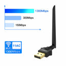 Edup Wireless Wifi Adapter 2.4/5Ghz 1300Mbps Usb Dual Band Wifi Receiver Ac