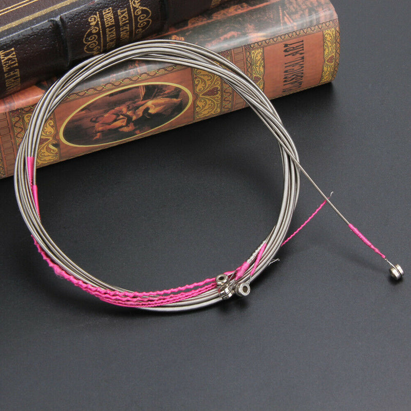 Set/4pcs Stainless Steel Nickel-plated Gauge Strings for Bass Guitar A