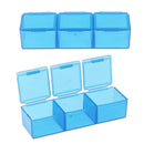 1Pc 21 Grids Pill Box Jewelry Case Organizer Container Storage Box Medicine  OZ