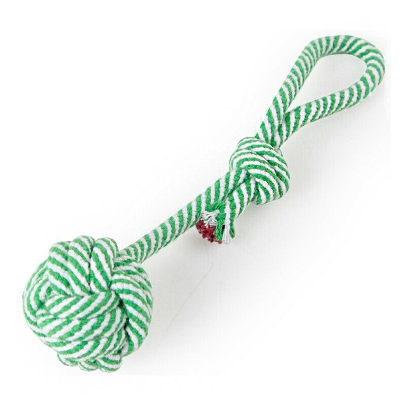 Dog Chew Toys Play Puppy Knot Fun Tough Strong Throw Pet Tug War Fetch Rope