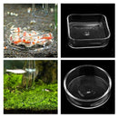 2Pcs Clear Fish Tank Fishes Container Useful Aquarium Pet Water Bowl Round
