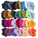 36pcs Velvet Scrunchies Women Elastic Hairband Hair Rings Ponytail Holder