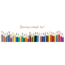Skirting Baseboard Colourful Removable Wall Stickers Kids Room Mural Decor L1P2