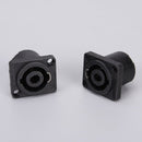 10x Speakon 4 Pin Female Audio Compatible Cord Panel Chassis Socket Connector