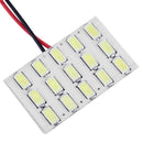 DC 12V T10/BA9S 5630 SMD 15LED Car Interior Dome Reading Light Panel Lamp