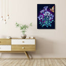 5D DIY Full Drill Diamond Painting Morning Glory Cross Stitch Mosaic Kit