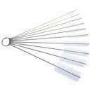 Tube Brush Set Nylon Cleaning Brushes Wire Tube Tool for Test Tubes Cleanin