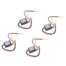 4 Pieces Voltage Reducer DC-DC Buck Converter 12V to 5V Step-down Voltage