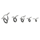 5Pcs Fishing Rod Guide Tip Top Replacement Pole Repair Kit Ring Tips 4-11mm
