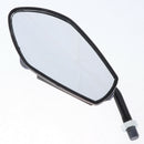 Universal Motorcycle Dirt bike ATV Scooter 10mm Rear View Side Mirror Blue