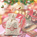 Christmas Gift Bags, Drawstring Organza Gift Packages Santa Sack Wedding Ca