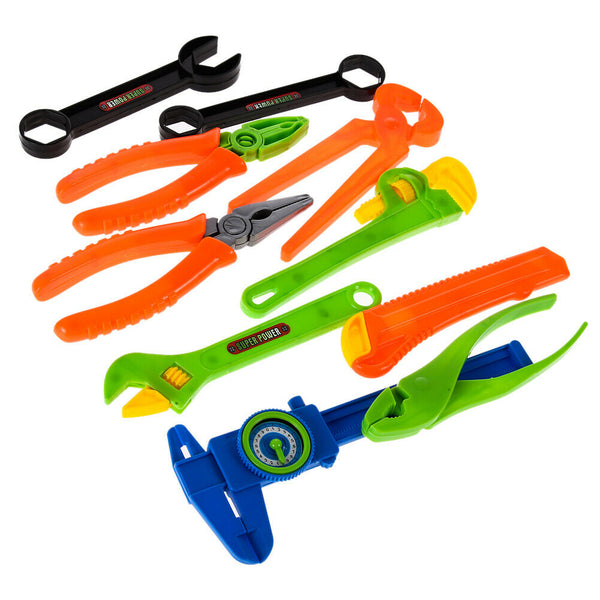 32X Child's Builders Plastic Fancy Dress Accessories Set -  Tool Sets Toys #gib