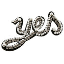 Letter Patches Crystal Beaded Applique Clothing Paste For Clothes Bags Pants