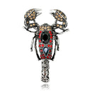 Insect Scorpion Brooch Pins Jewelry Women Rhinestone Gift Corsage Decoratio M4J4