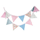 3.2m 12 Flags Powder Blue Flag Banner Pennant Wedding/Birthday Party Decor