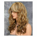 Women Ladies Fashion Long Wavy Blonde Party Curly Wig Ful D4G0 x Fiber O3B8