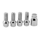 5x Iron Wheel Locking Bolts Fit for VW GOLF (M14x1.5) Radius Security Nuts