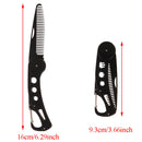 Mens womens beauty handmade folding pocket clip hair moustache beard comb OZ