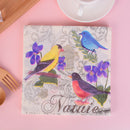 20pcs Flower and Bird Decoupage Napkin Paper Tissue for Xmas Wedding Decor OZ