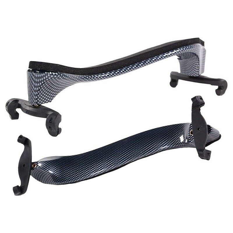 Light Carbon Fiber Weave Violin Shoulder Rest Soft Pad 4/4 Violin Accessori
