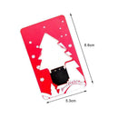 Snowflake LED Card Light Christmas Card Light Ultra Thin New Colors Four Pr R9R7