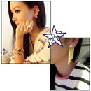 Tassel long Rhinestone Earrings Elegant Stud Women's Fashion Ear Drops Jewelry
