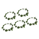 5x Roman Greek Women Green Wreath Headband Headband Princess