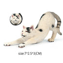 5Pcs Simulated Animal Play Figures Cats for Micor Landscpae Accessories Kits