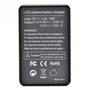 USB LCD Dual Channel Battery Plate Charger for Sony NP-FZ100 Camera Battery