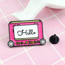 Sketch Board Pins Brooch Jacket Lapel Backpack Badge Ornaments Kids Gifts A