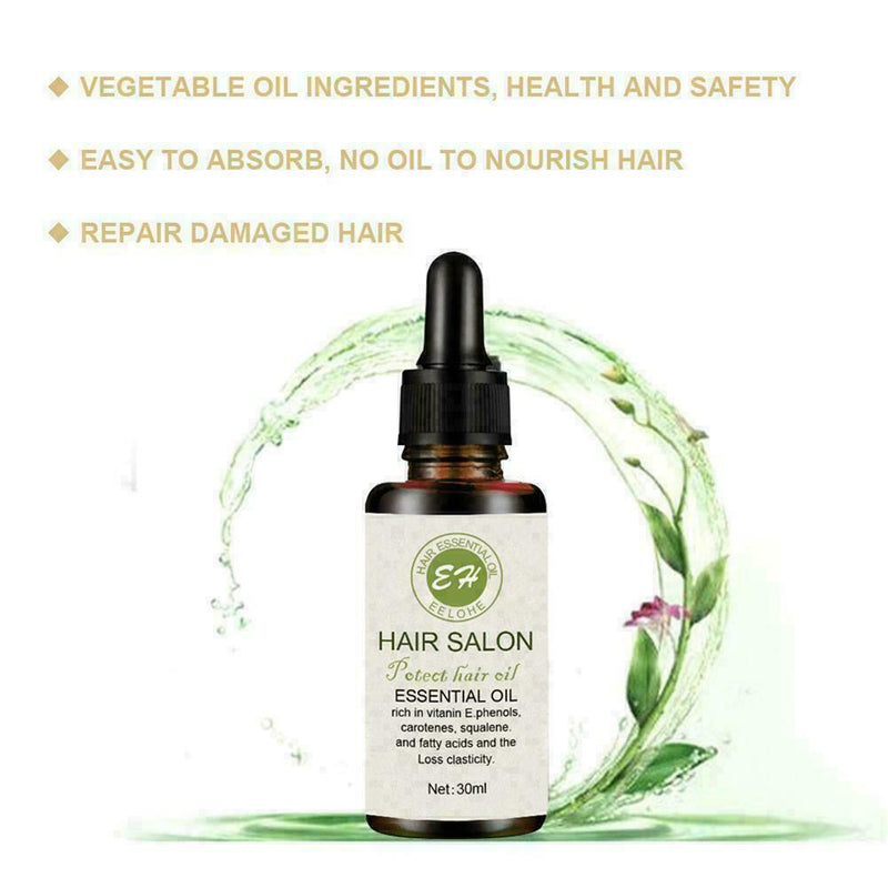 Hair ReGrowth Serum Hair Care Essential Oil Treatment For Soft Pretty Pure X6V4