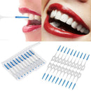 40pcs Soft Silicone Interdental Floss Brushes Tooth Cleaner Oral Care Tool