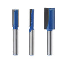 3 Pack 1/4 Shank Straight Flush Trim Router Bit Woodworking Cutting Tools