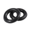 10 pieces black rubber flexible O ring oil seal Sealing 8.6 x 5 x 1.8mm