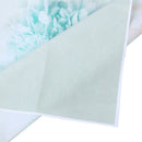 5x3ft (1.5m x 0.9m) Vinyl Wooden floor white background wall blue decorativ